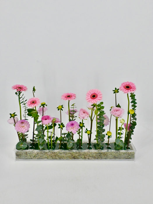 Pretty in Pink Garden Centerpiece