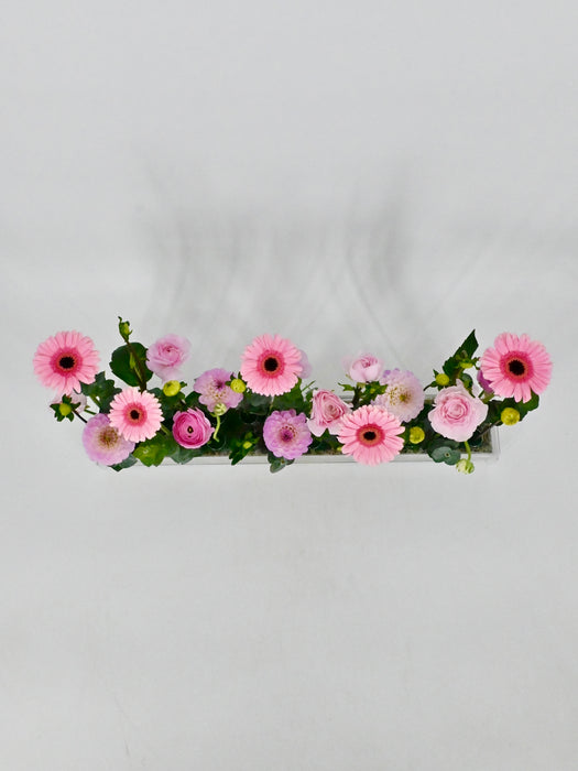 Pretty in Pink Garden Centerpiece